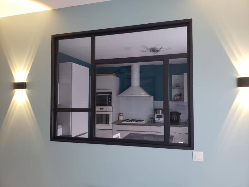 Réalisation d'une verrière sur mesure dans l'ouest lyonnais