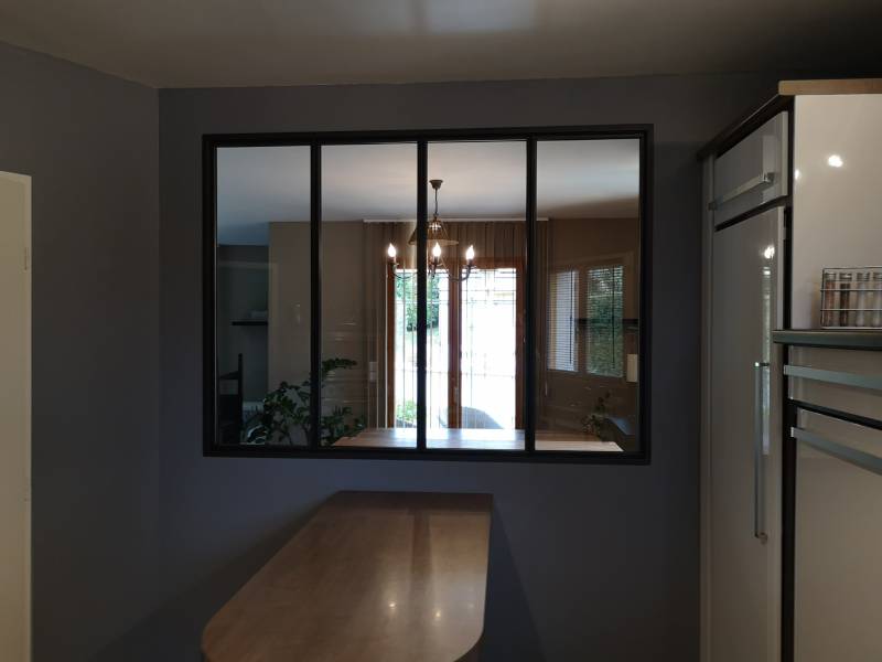 Fabrication et pose d'une verrière sur mesure dans l'Ouest Lyonnais