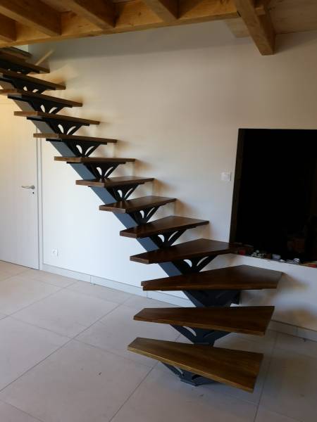 Création d'un escalier à Chaponost