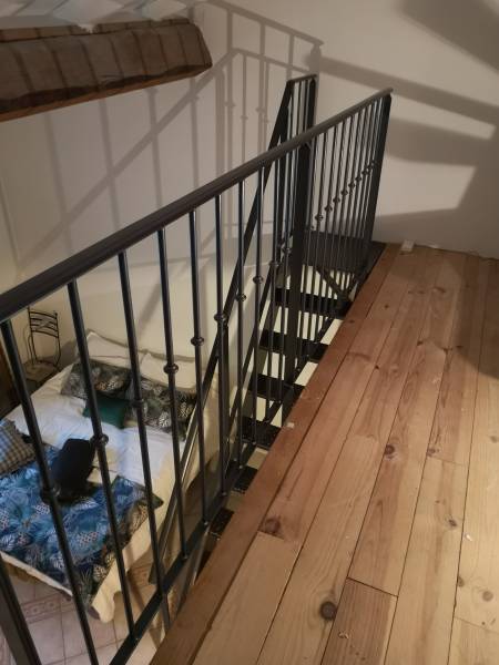 Réalisation de garde-corps sur mezzanine à Craponne