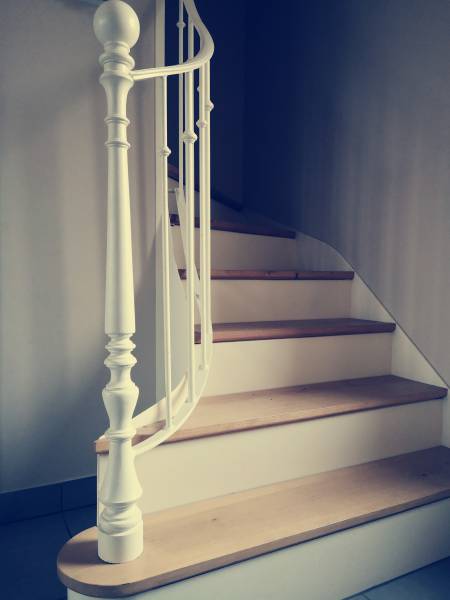 Fabrication d'un escalier près de Lyon