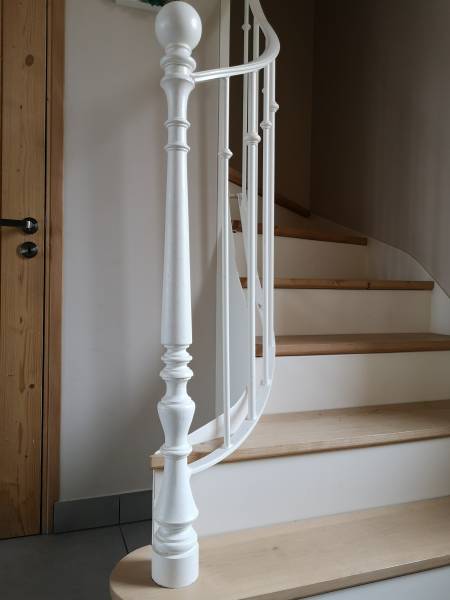 Création d'un escalier en acier et bois dans l'Ouest lyonnais